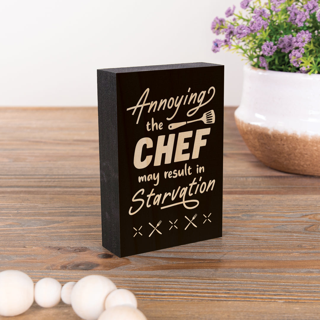 Annoying The Chef May Result In Starvation Word Block