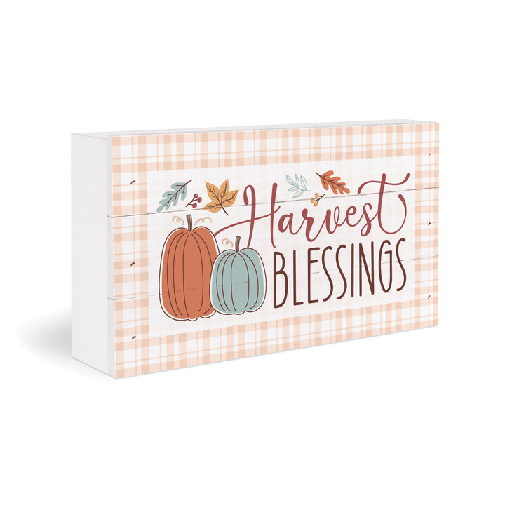 Harvest Blessings Tabletop Pallet Décor