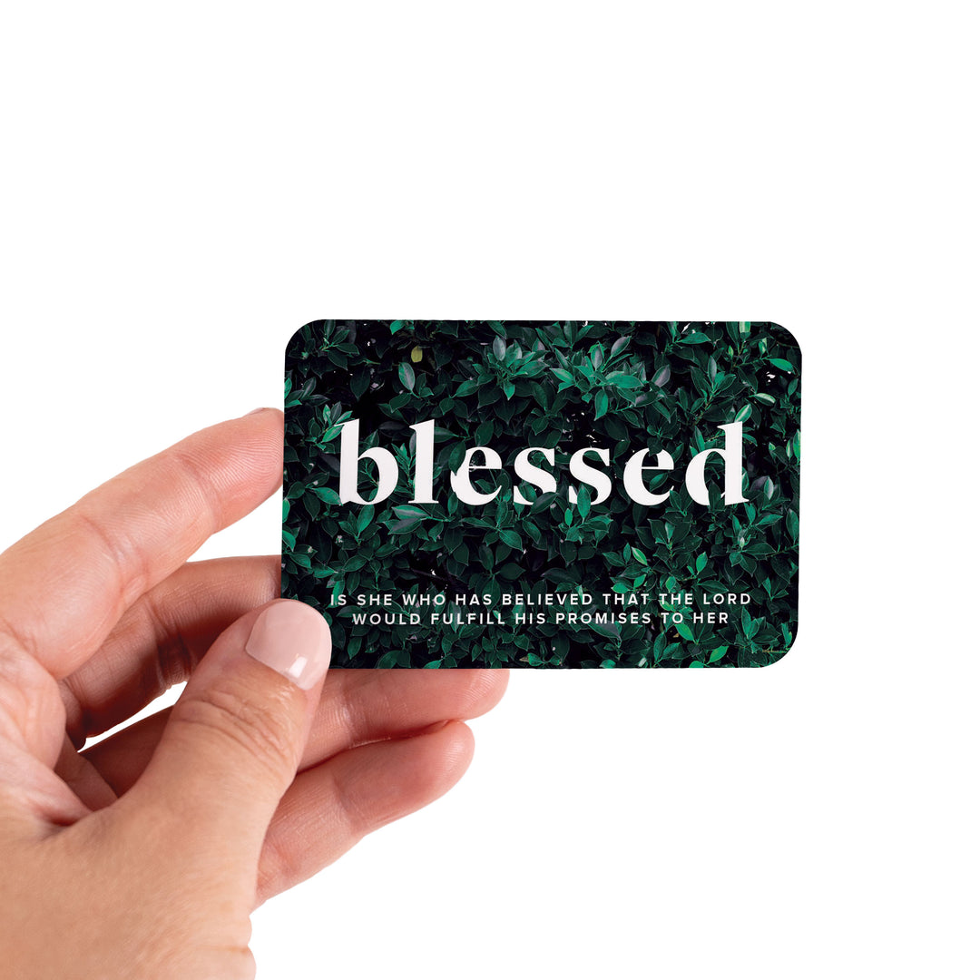 Blessed Is She Who Has Believed That The Lord Would Fulfill Care Card
