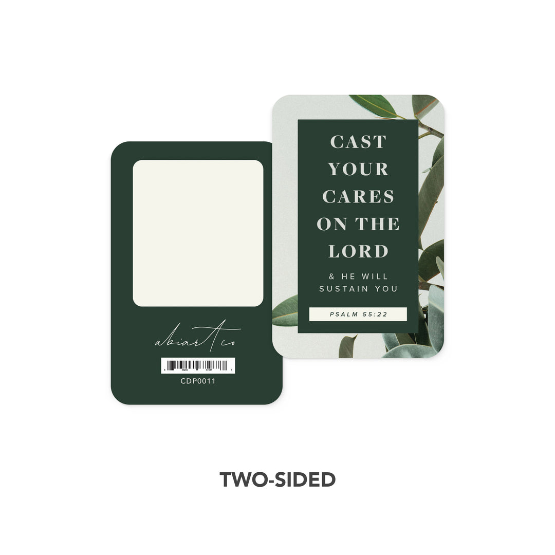 Cast Your Cares on The Lord And He Will Sustain You Care Card