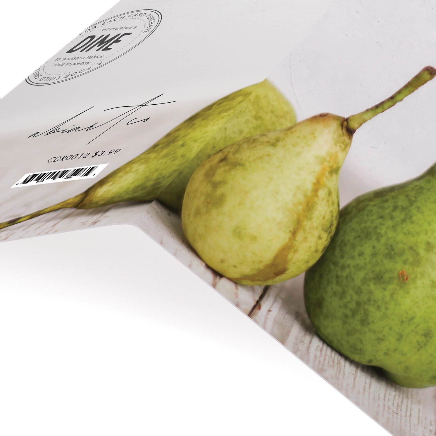 Green Pears Pastor Appreciation Greeting Card