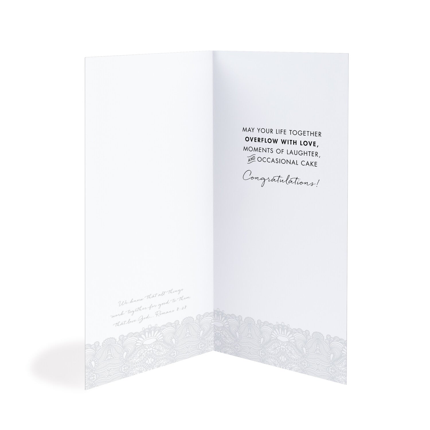 Love & Laughter Wedding Greeting Card