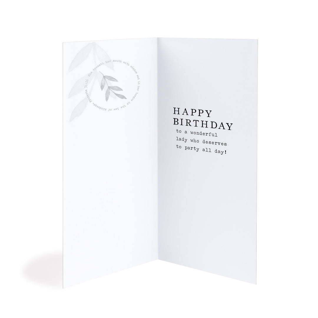 Time to Party Birthday Greeting Card