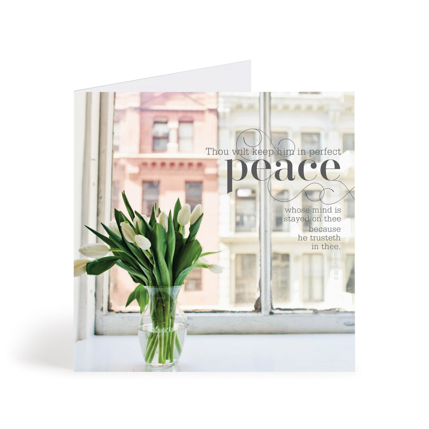 Perfect Peace Encouragement Greeting Card