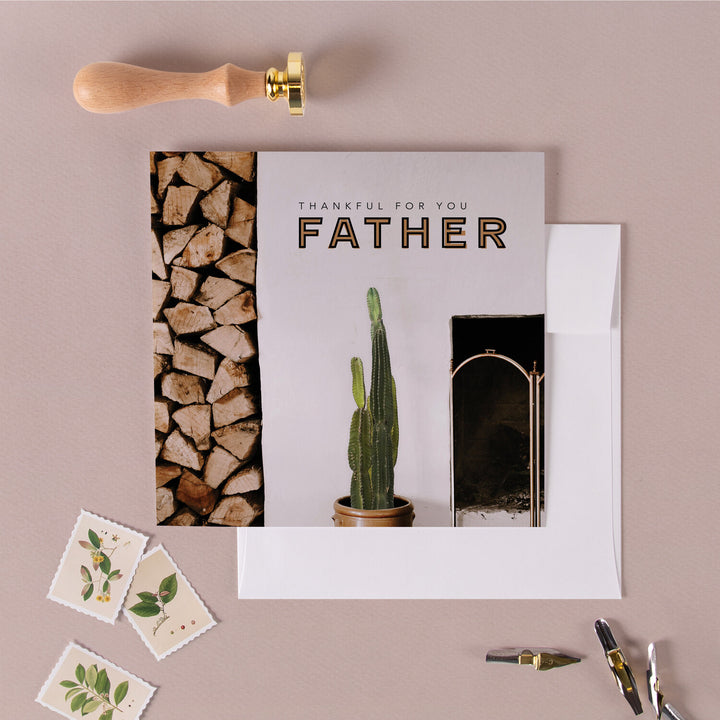 Cactus Father's Day Greeting Card