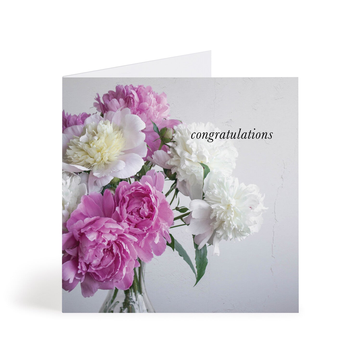 Floral Bouquet Wedding Greeting Card