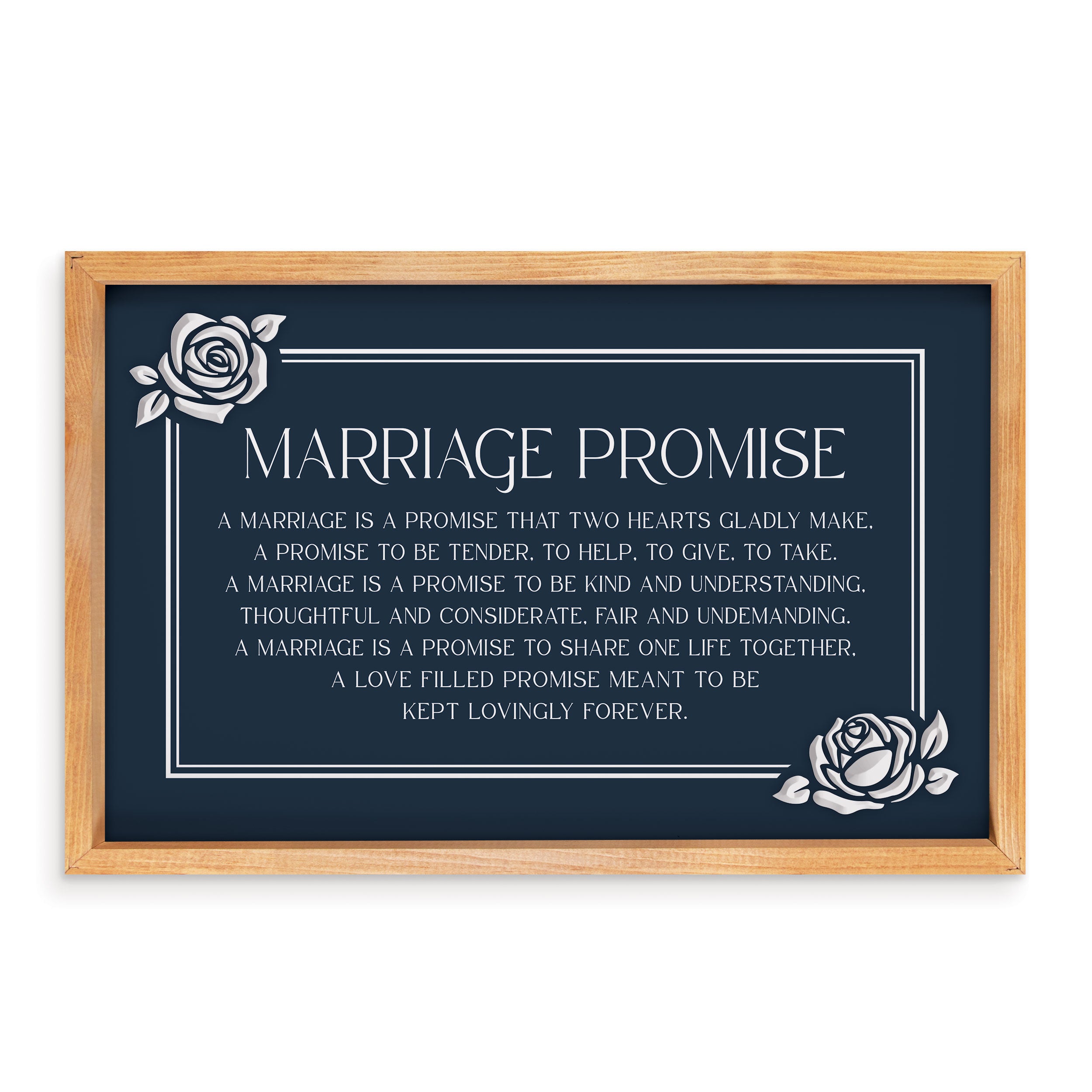 Marriage Promise Framed Art
