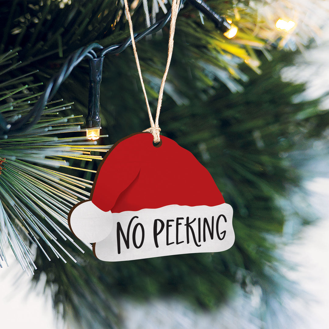 No Peeking Mini Ornament