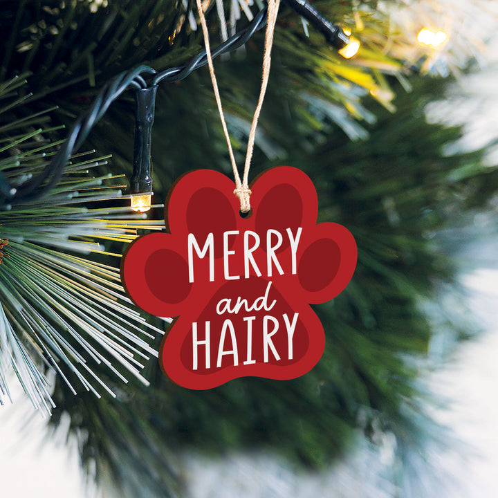 Merry And Hairy Mini Ornament