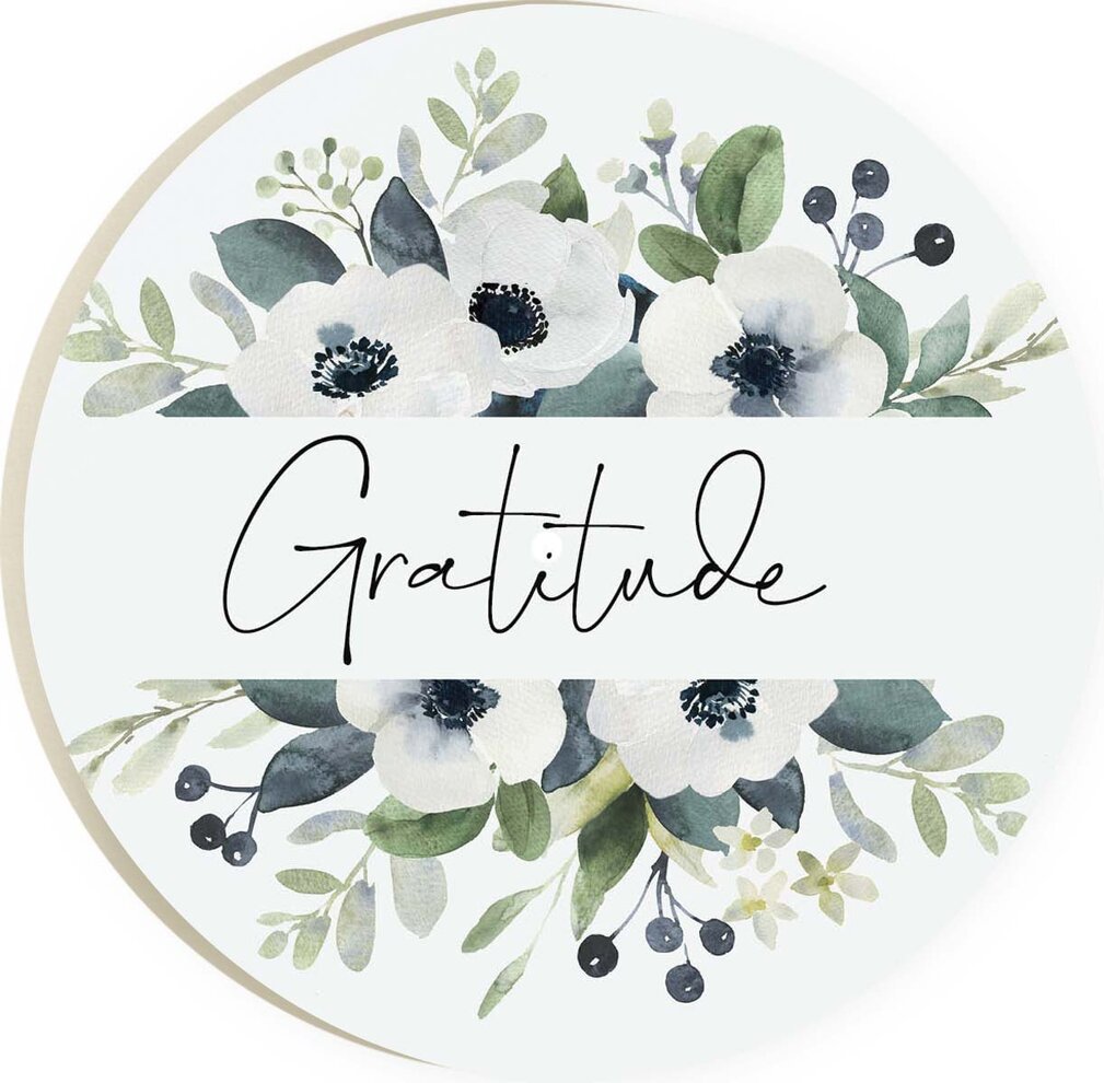 Gratitude Round Coaster