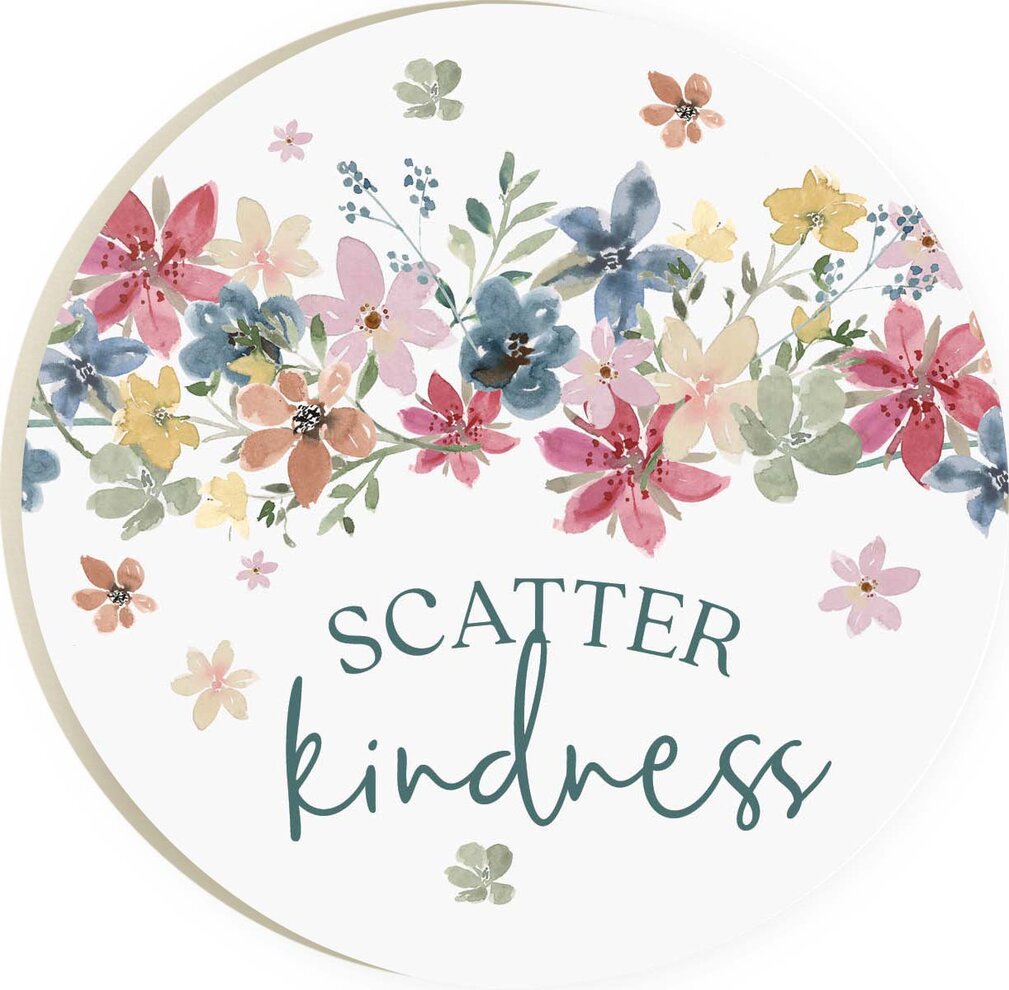 Scatter Kindness Round Coaster
