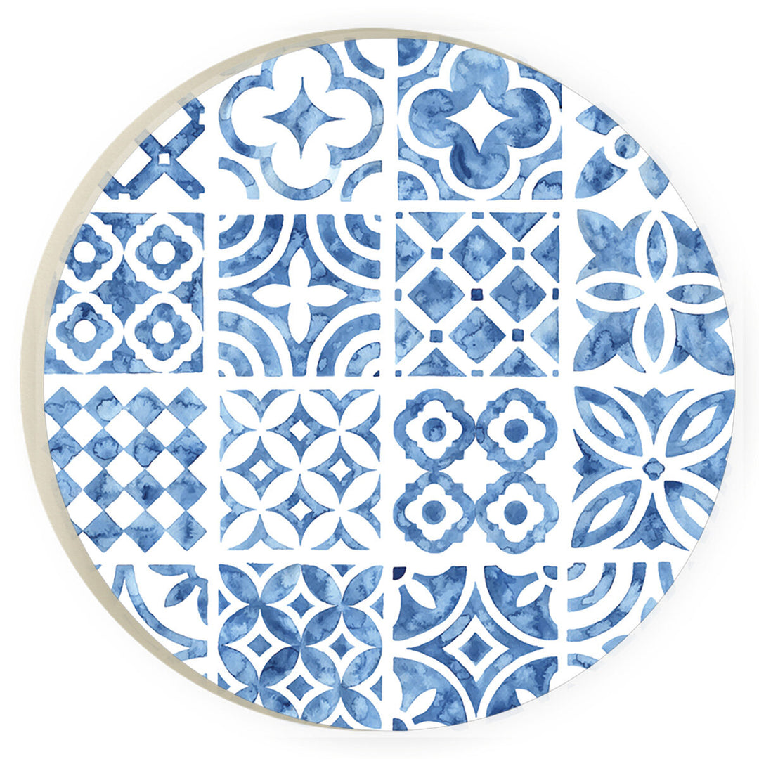 Tile Pattern Round Coaster
