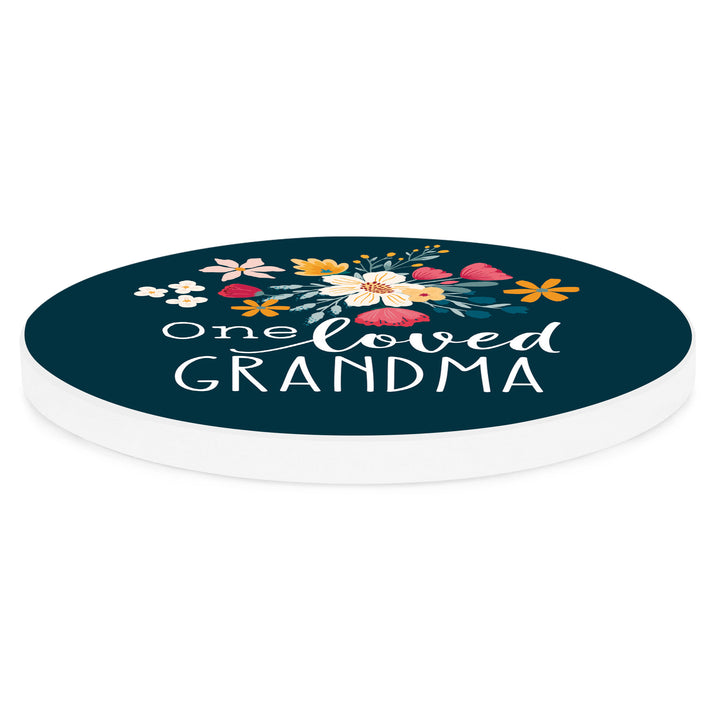 One Loved Grandma Coaster