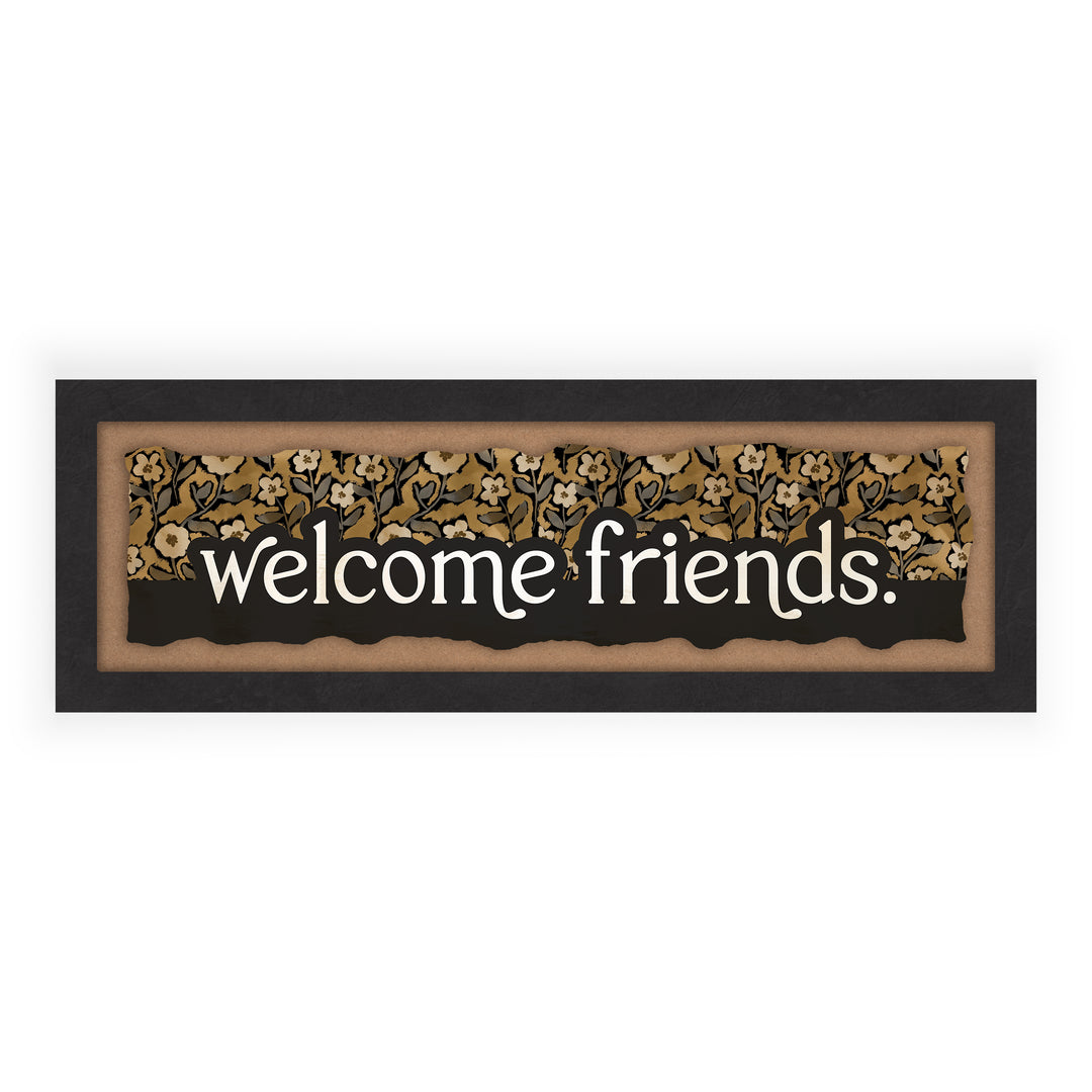 Welcome Friends Ornate Décor