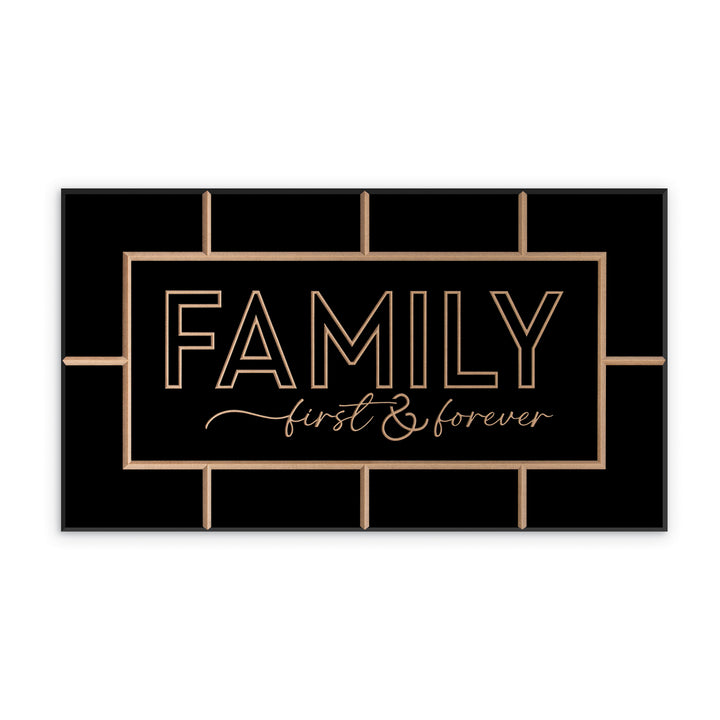 Family First And Forever Ornate Décor