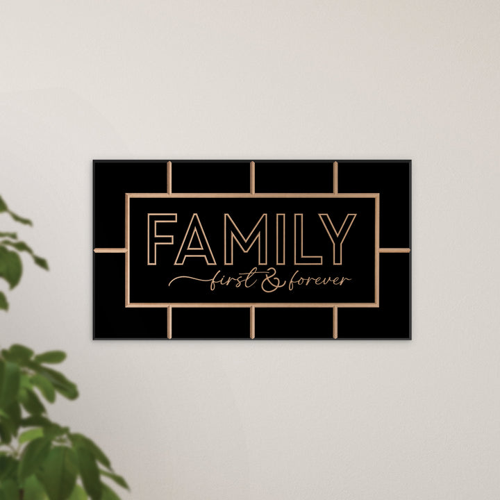 Family First And Forever Ornate Décor
