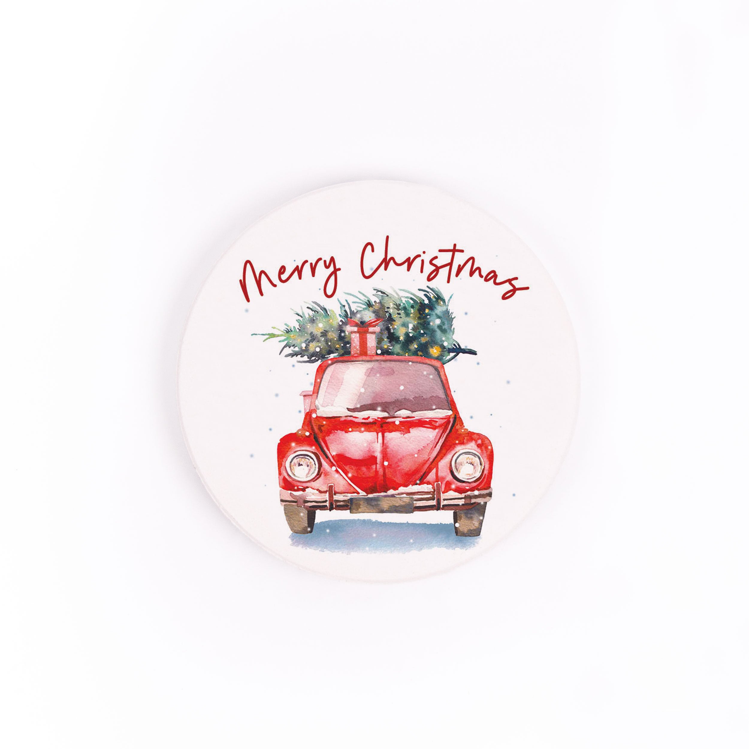 **Merry Christmas Car Coaster