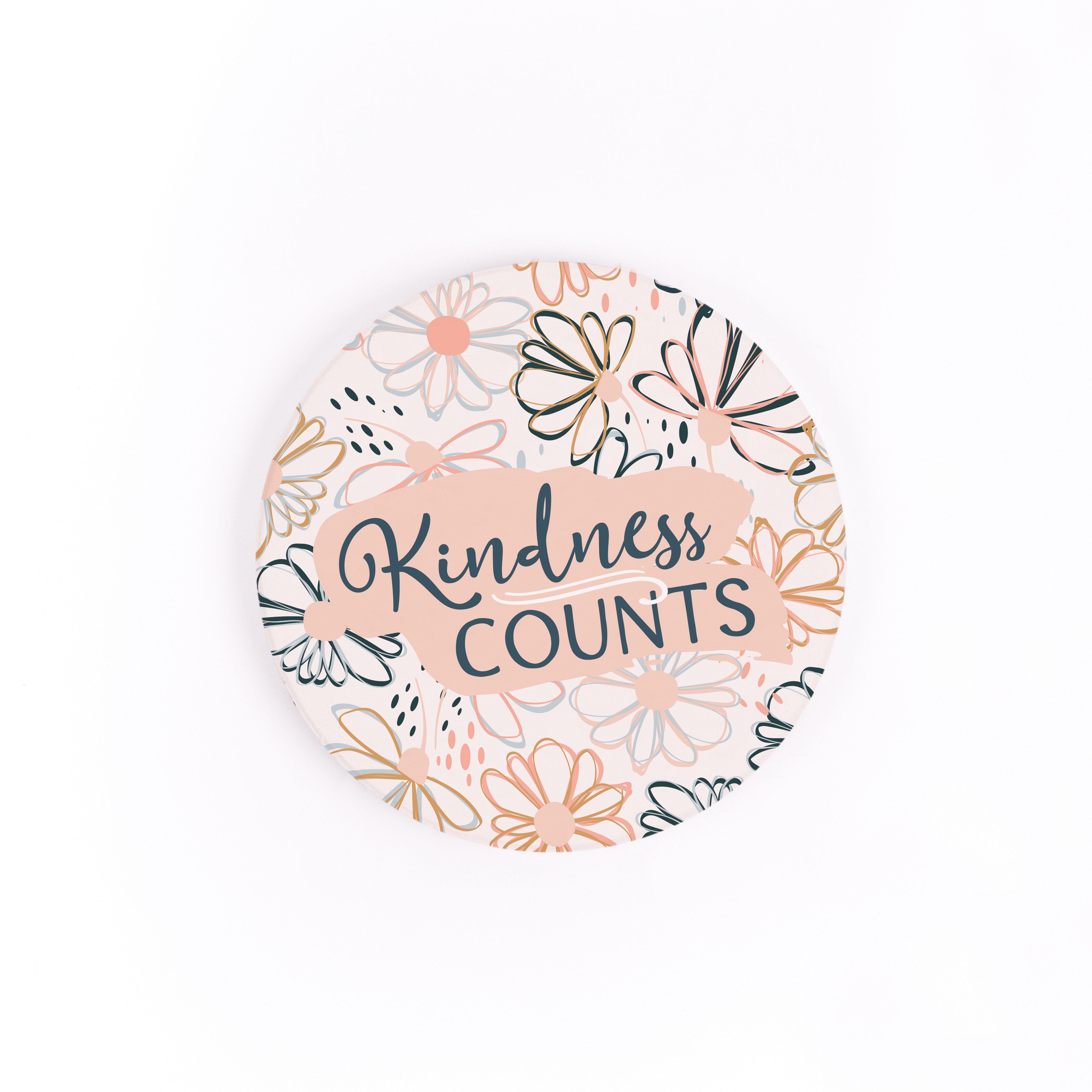 Kindness Counts Car Coaster