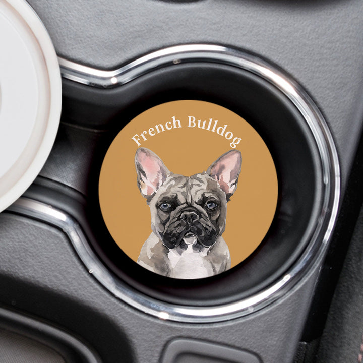 French Bulldog Car Coaster Single Pack