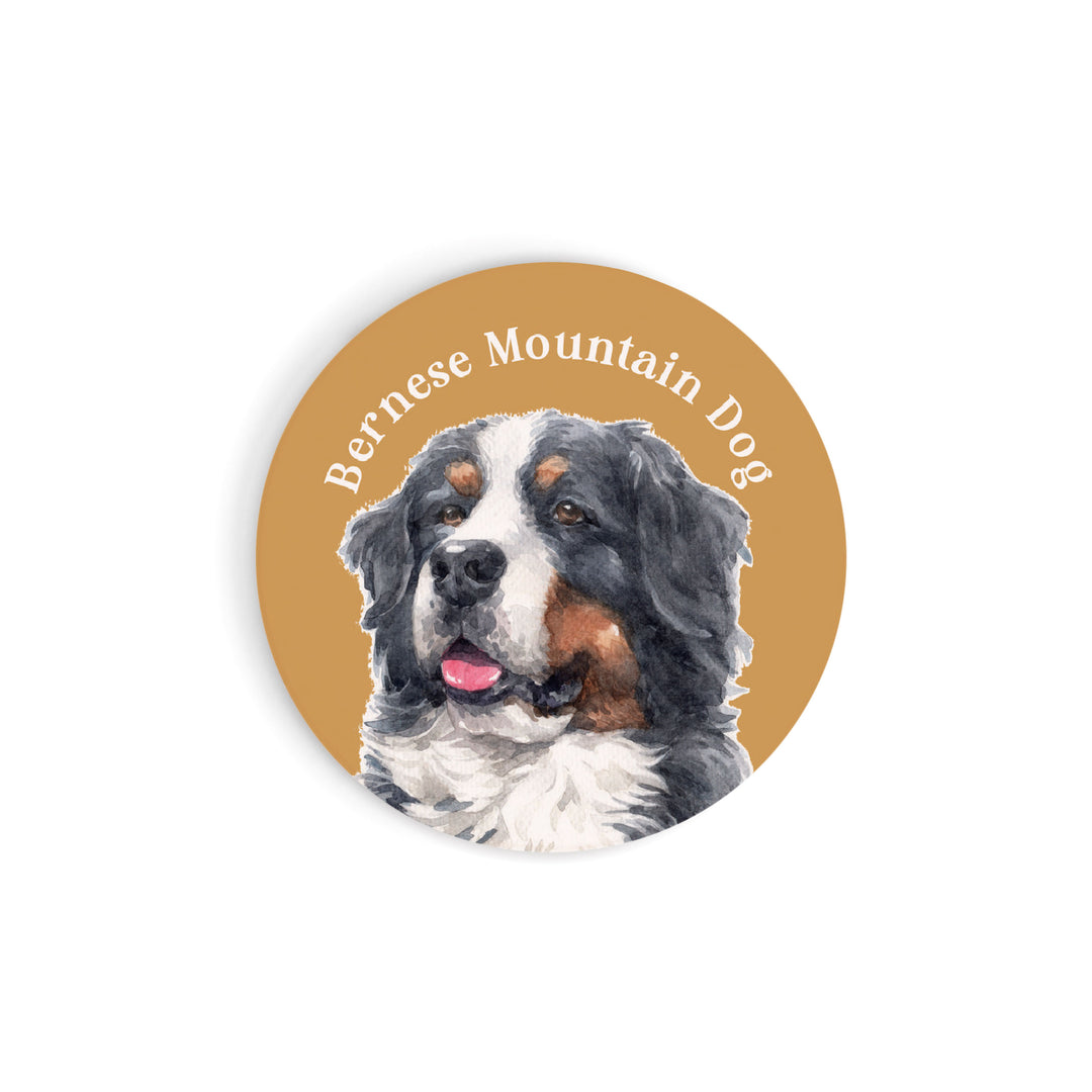 Bernese Mountain Dog Car Coaster Single Pack