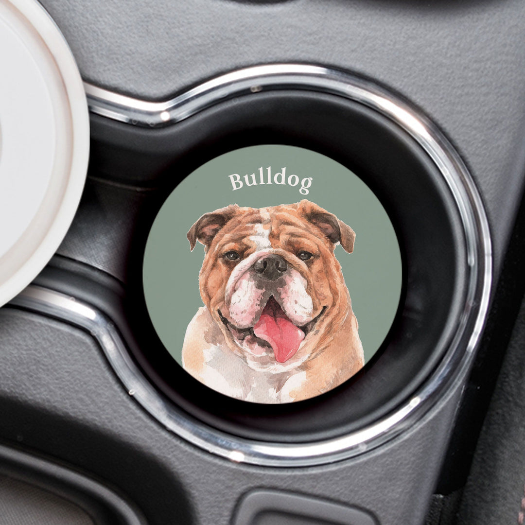 Bulldog Car Coaster Single Pack