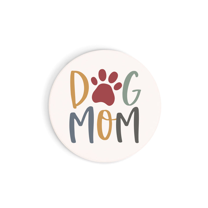 Dog Mom Car Coaster Single Pack