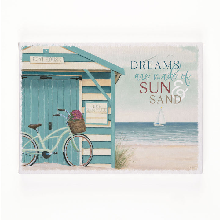 Dreams Are Made Of Sun And Sand Canvas Décor