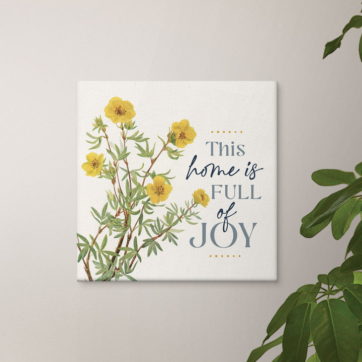 This Home Is Full Of Joy Canvas