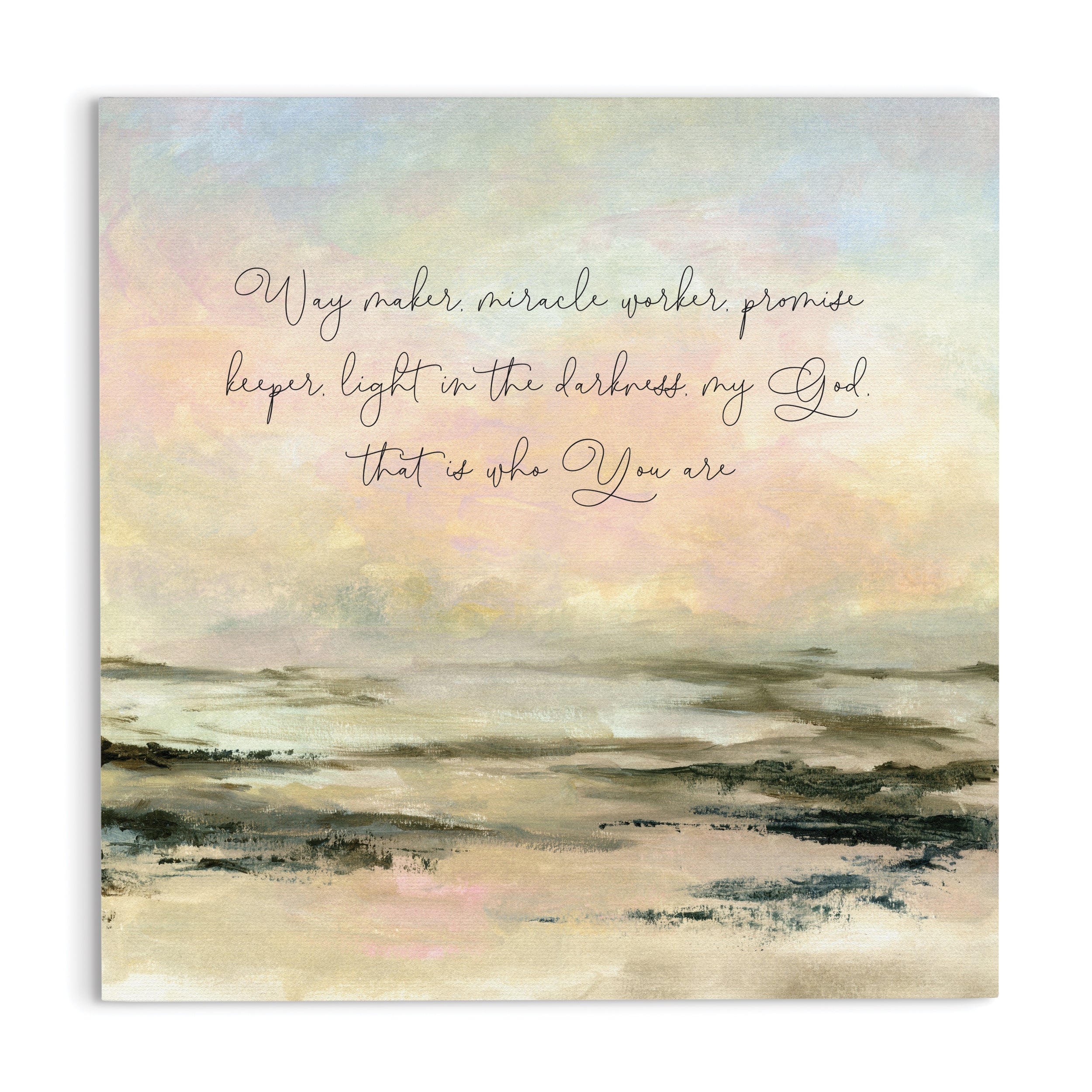 Way Maker Miracle Worker Promise Keeper Canvas