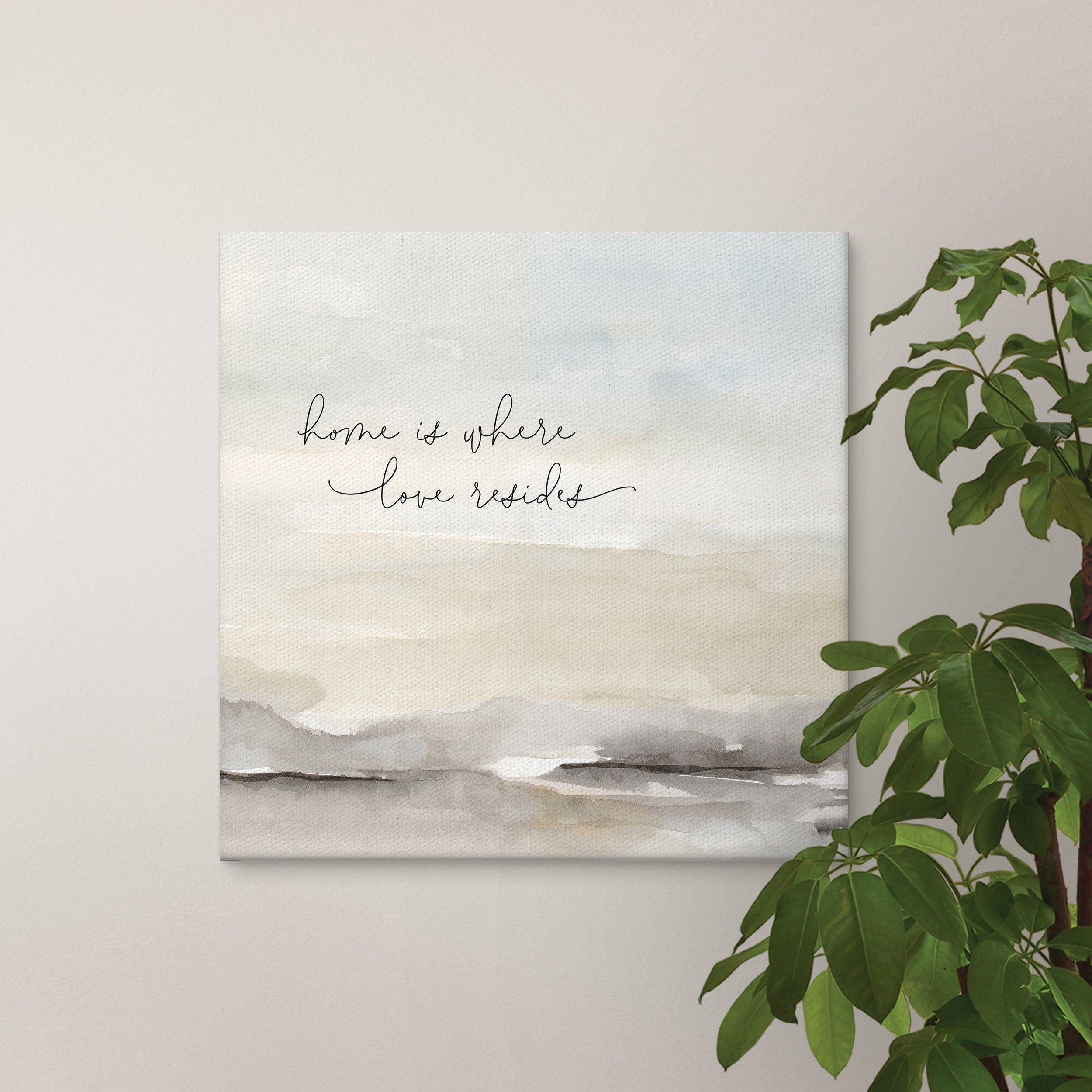Home Is Where Love Resides Canvas