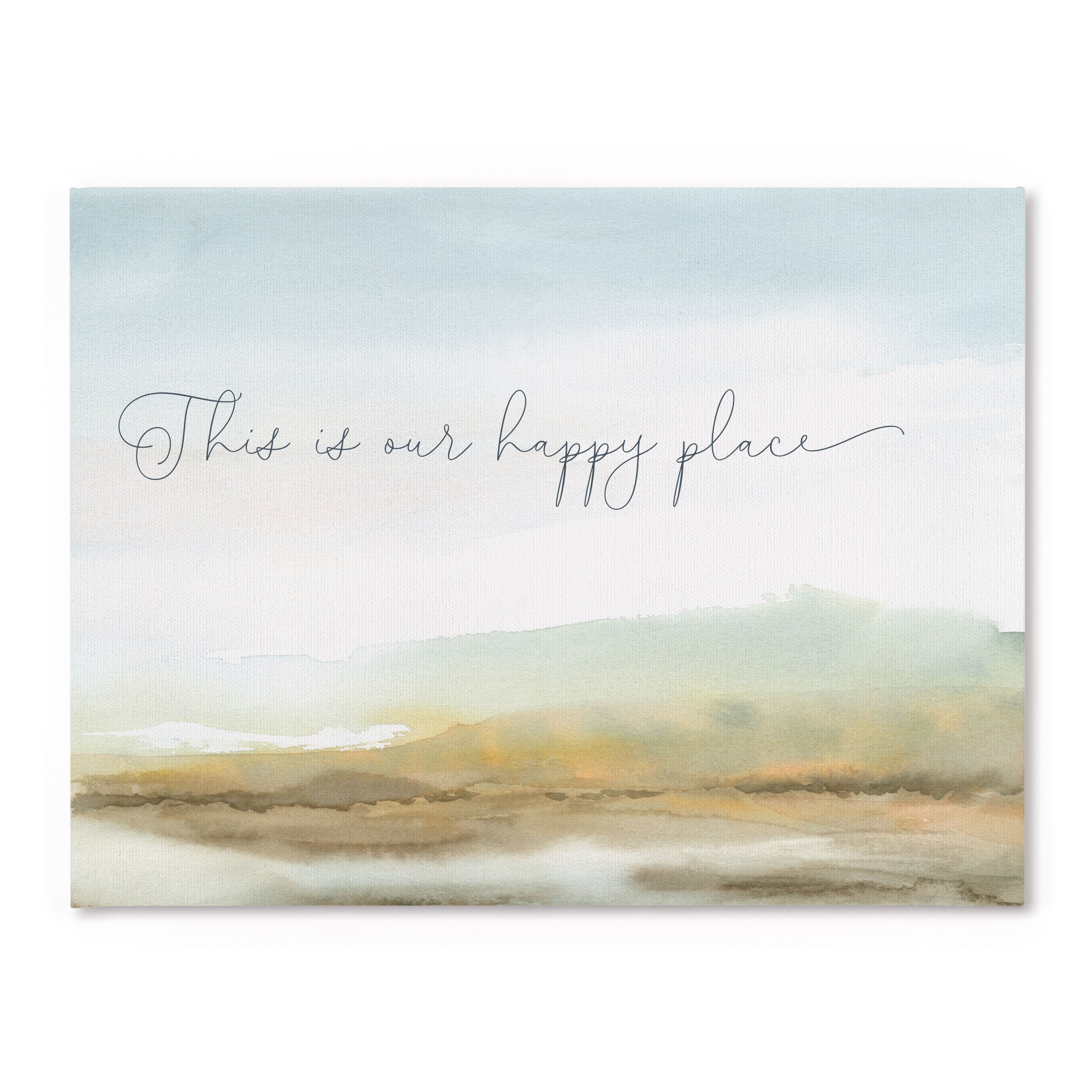 This Is Our Happy Place Canvas