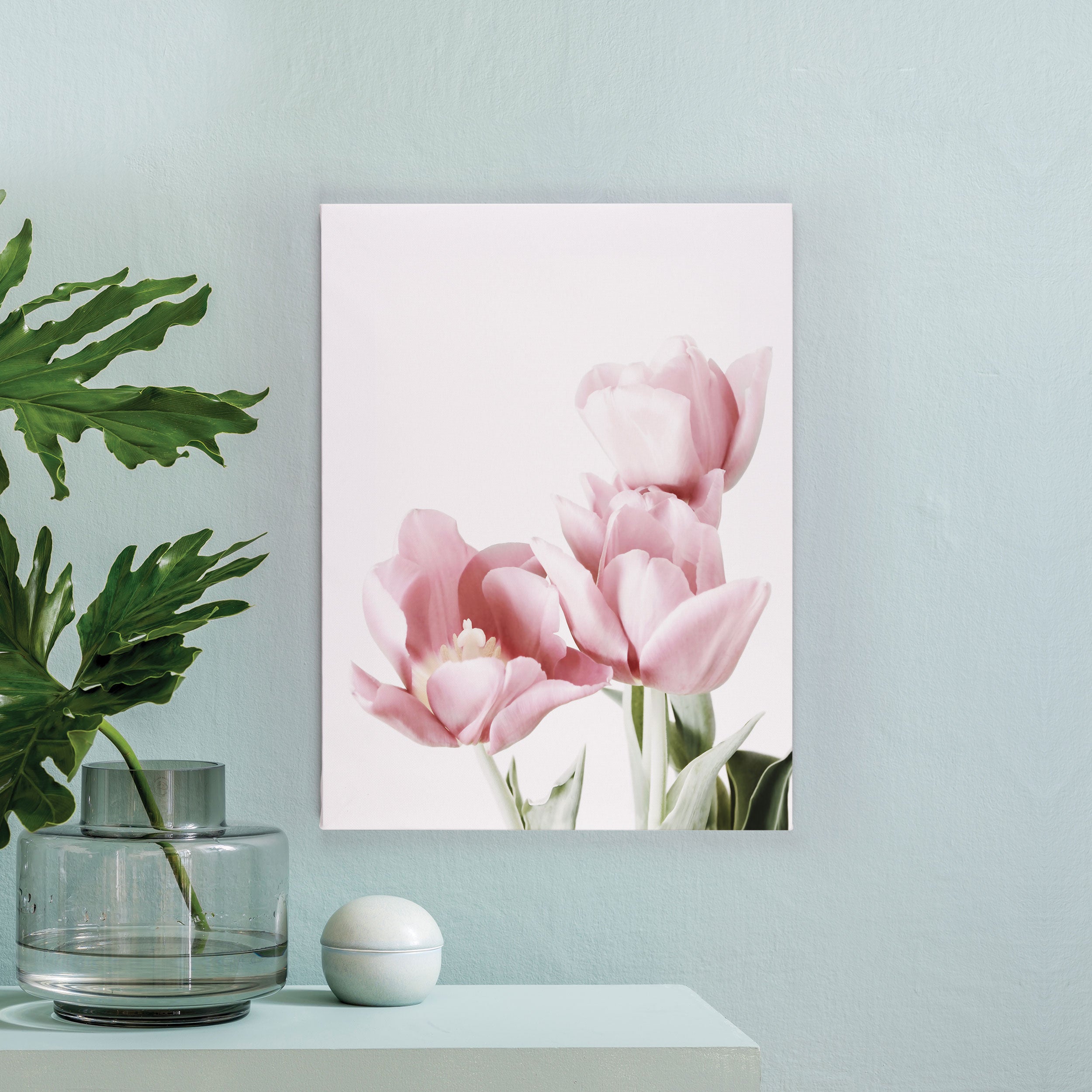 Pink Floral Canvas
