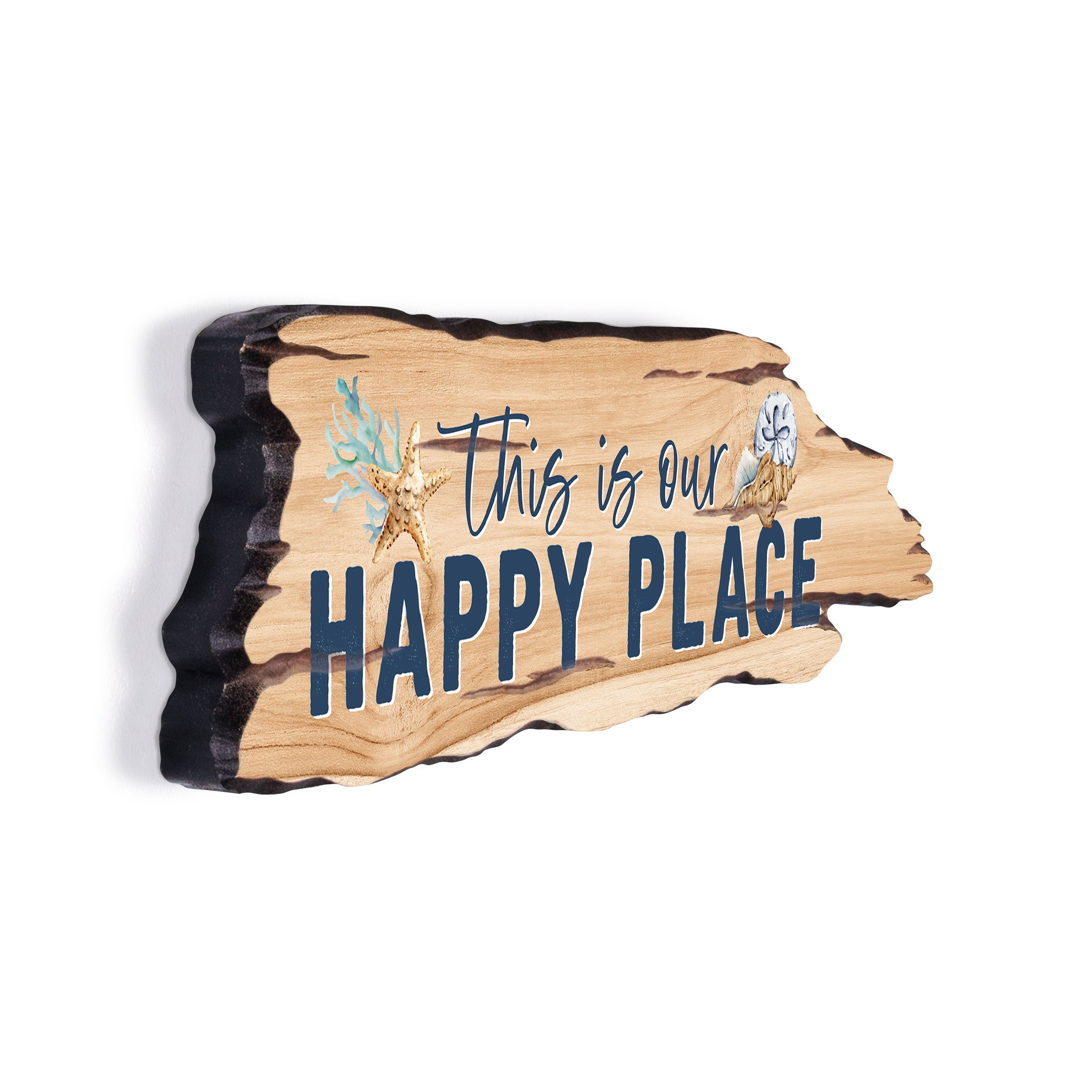 This Is Our Happy Place Driftwood Sign