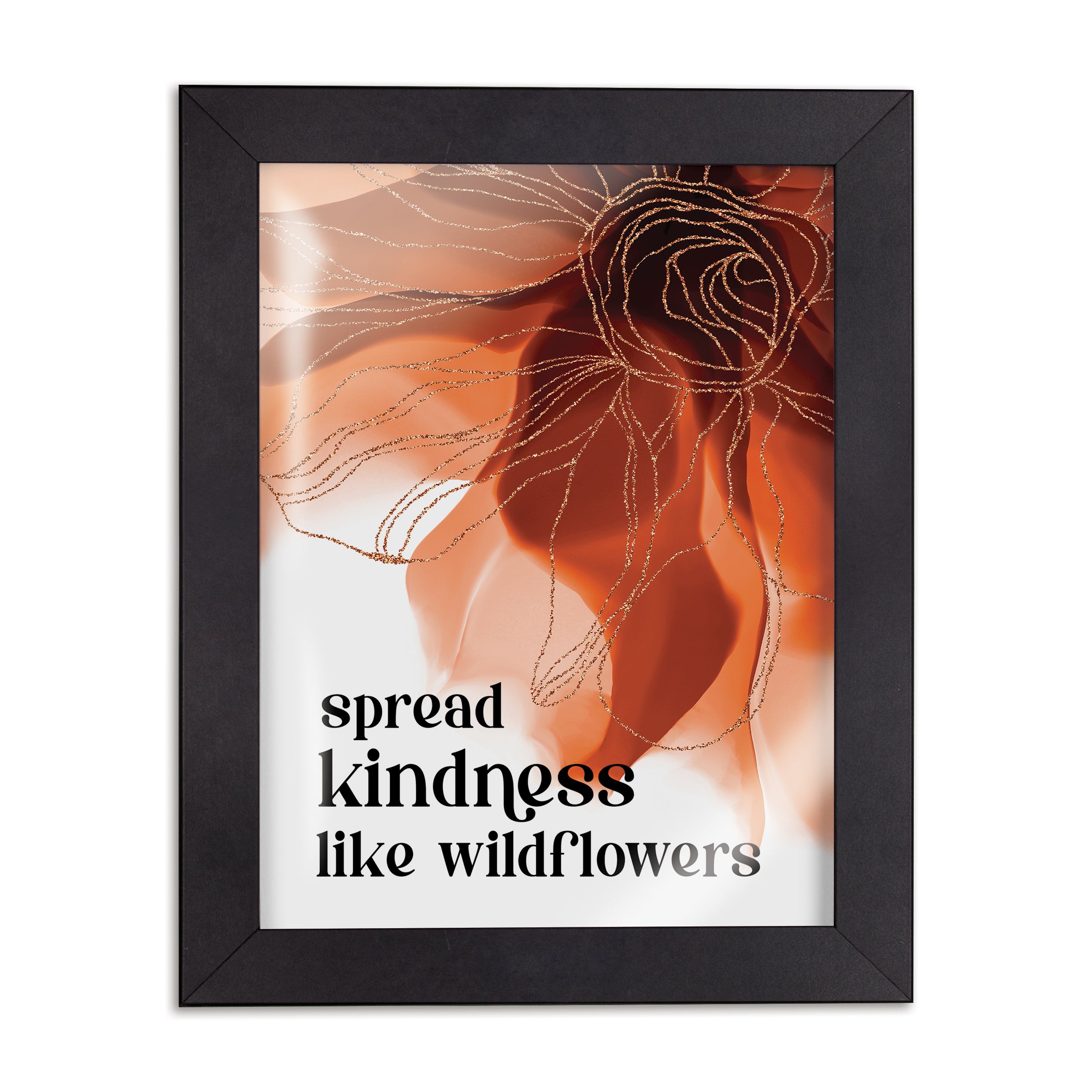Spread Kindness Like Wildflowers Acrylic Sign
