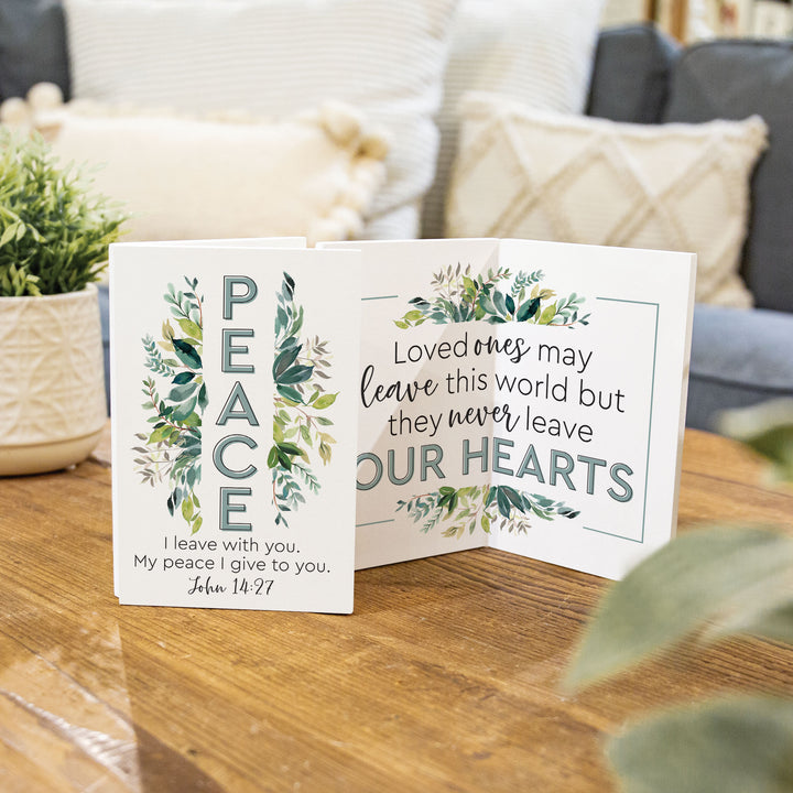 Peace I Leave With You Wooden Keepsake Card