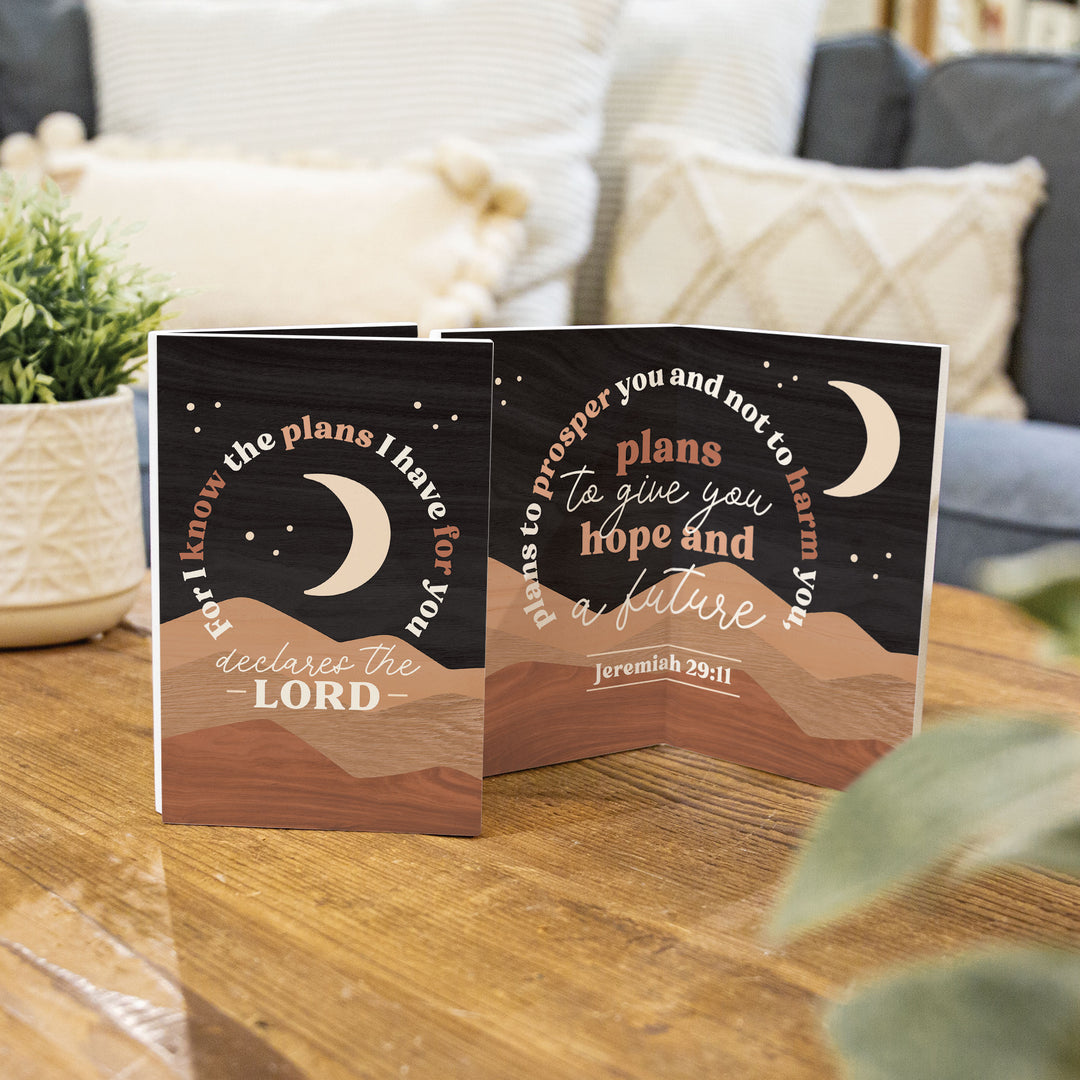 For I Know The Plans I Have For You Declares The Lord Wooden Keepsake Card