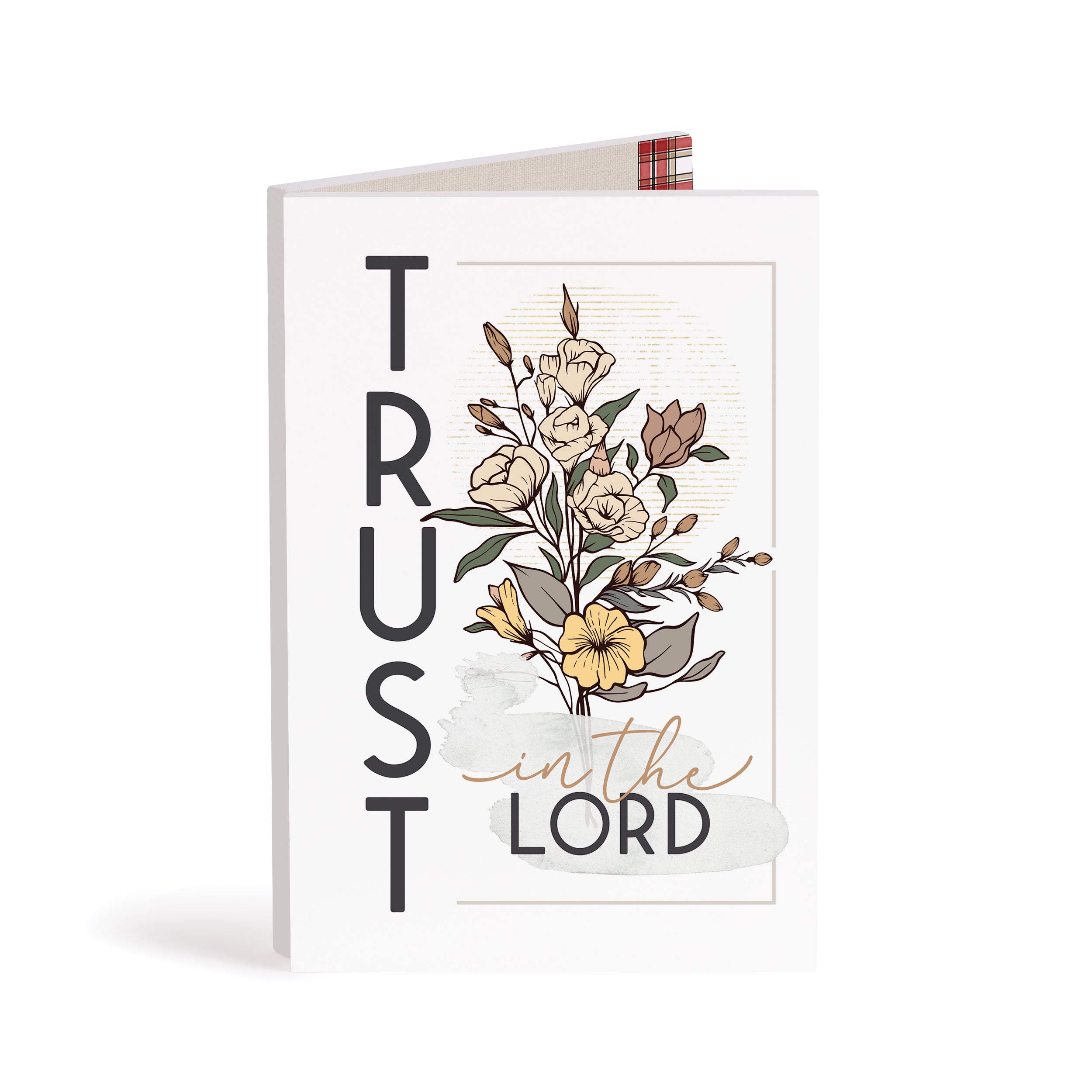 **Trust In The Lord Wooden Keepsake Card