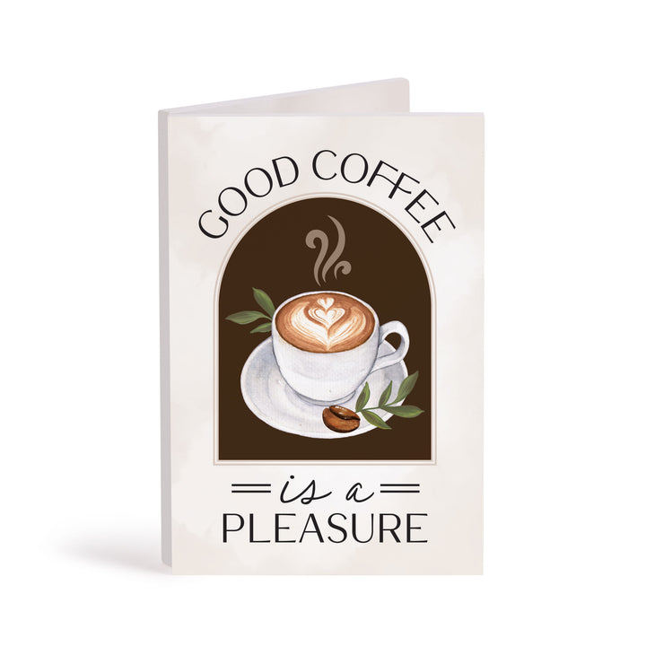 Good Coffee Is A Pleasure. Having A Friend Like You Keepsake Card