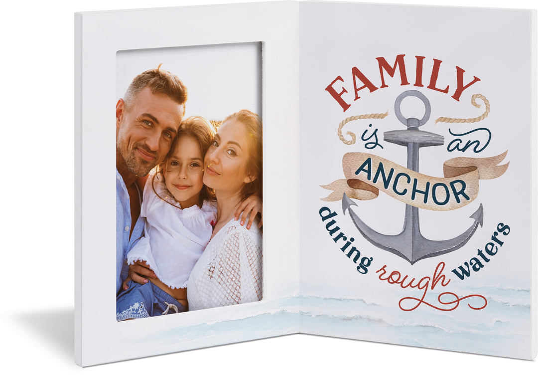 Family Is An Anchor During Rough Waters Photo Frame