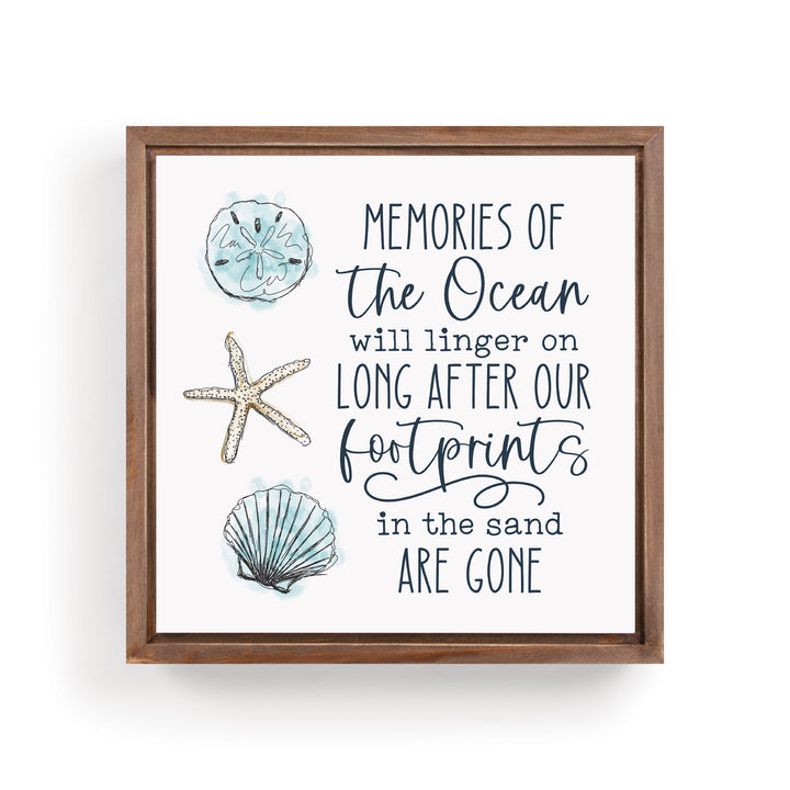Memories Of The Ocean Framed Art