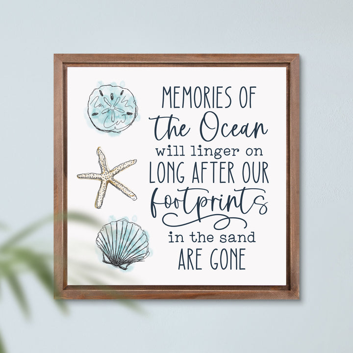 Memories Of The Ocean Framed Art