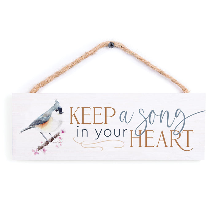 Keep A Song In Your Heart String Sign
