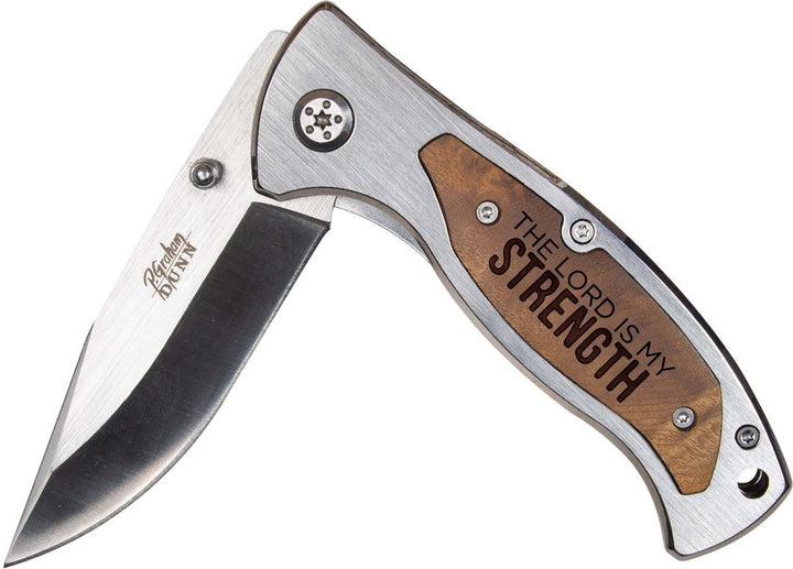 The Lord Is My Strength Pocket Knife