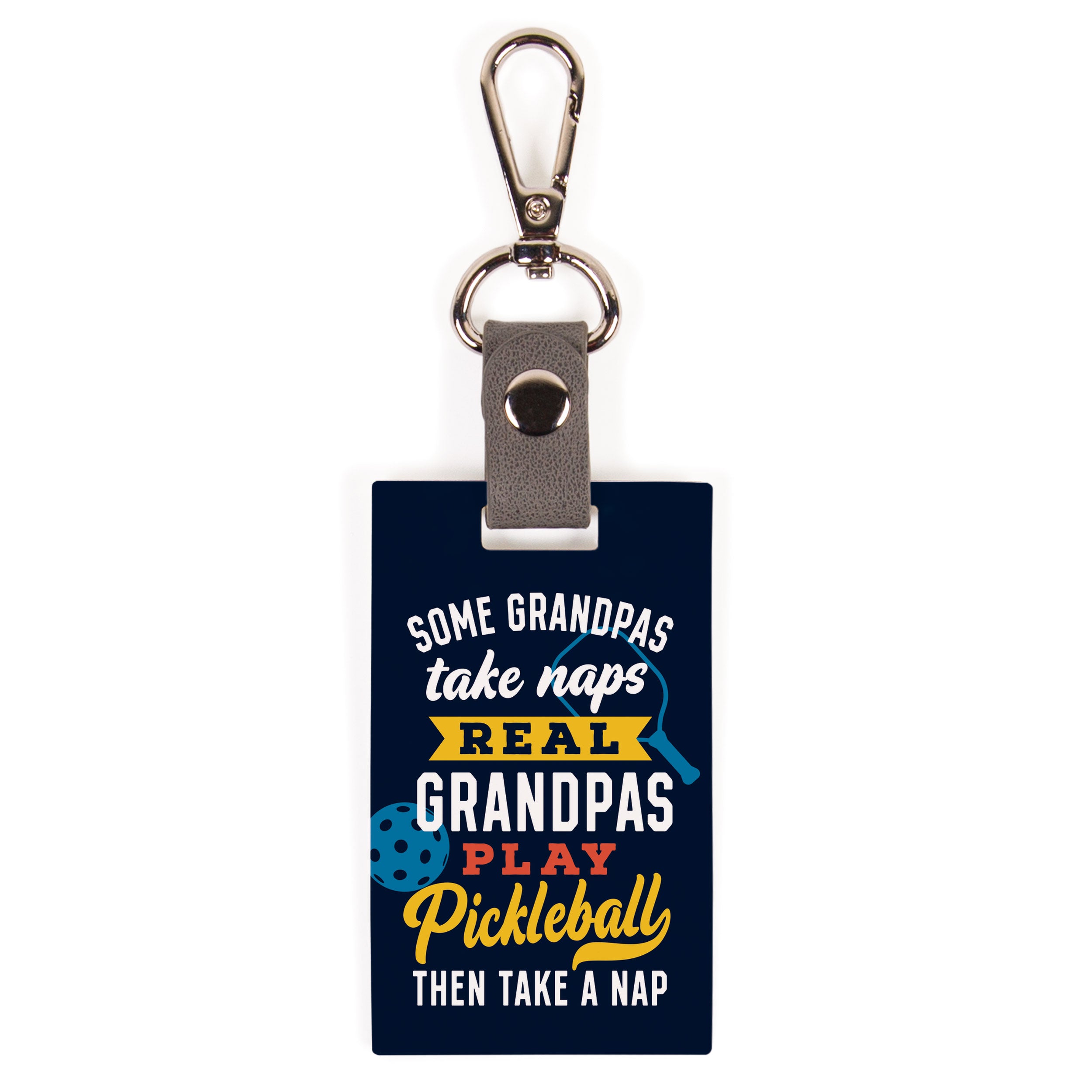 Some Grandpas Take Naps Key Chain