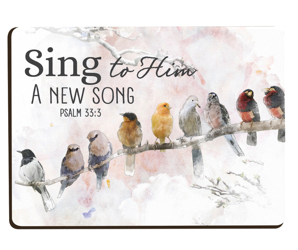 Sing To Him A New Song Magnet