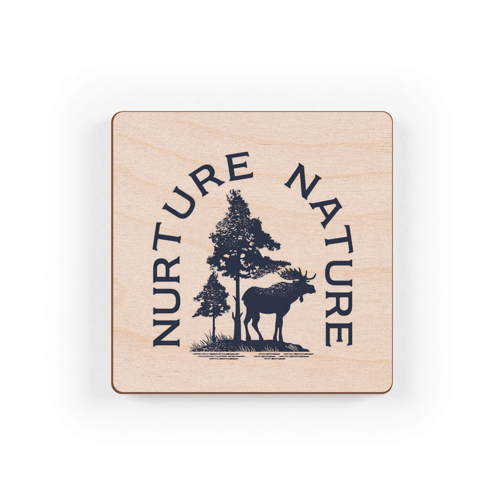 Nurture Nature Maple Veneer Magnet