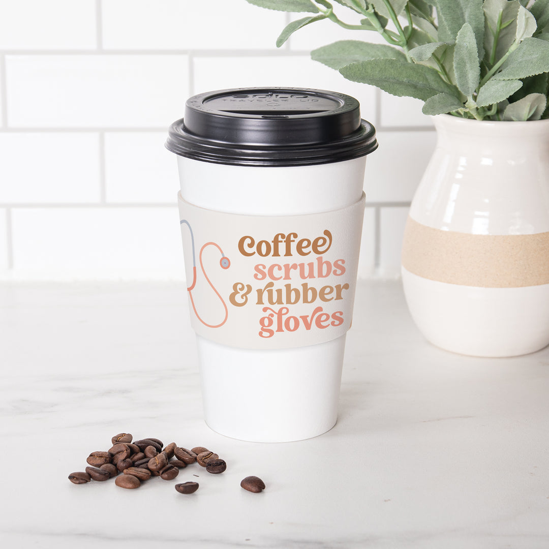 Coffee Scrubs And Rubber Gloves Mug Hug