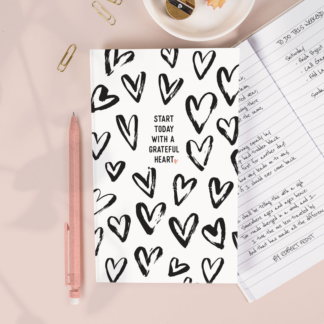Start Today With A Grateful Heart Notebook