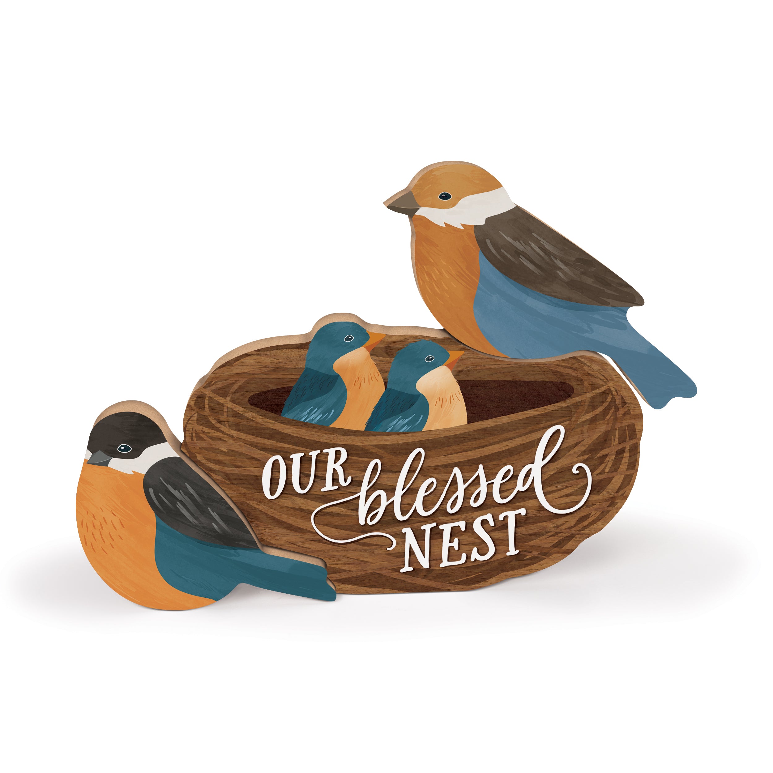 Our Blessed Nest Nested Shape Décor