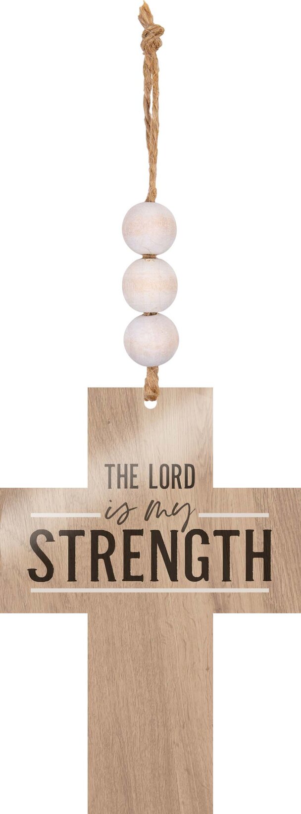 The Lord Is My Strength Acrylic String Sign
